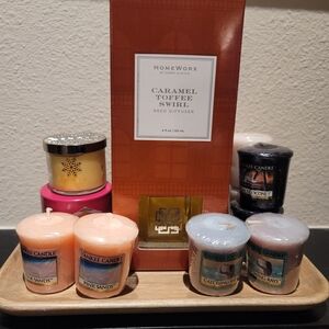 Home Scent Bundle - Yankee Candle Votives, reed diffuser, candles